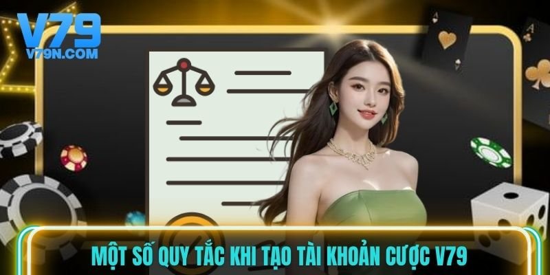 Một số quy tắc khi tạo tài khoản cược V79 Một số quy tắc khi tạo tài khoản cược V79